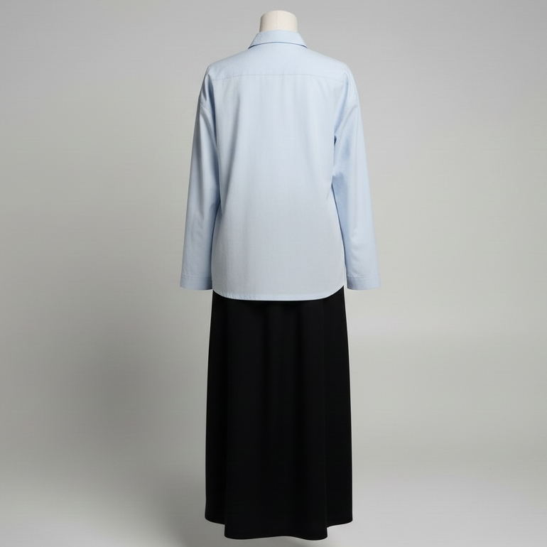 Chemise Tressée Bleu