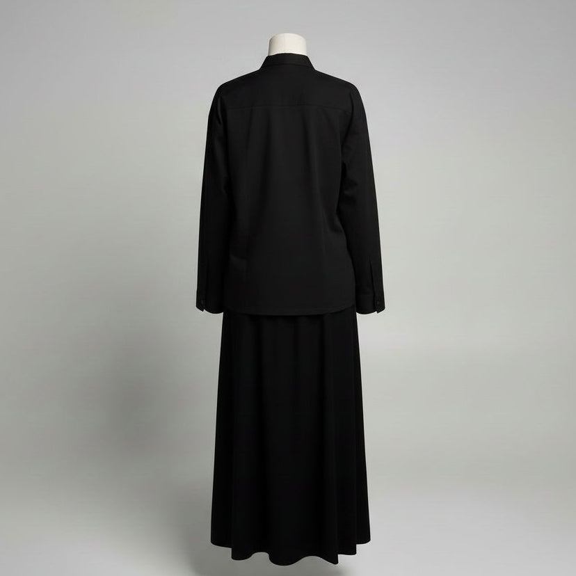 Chemise Tressée Noir