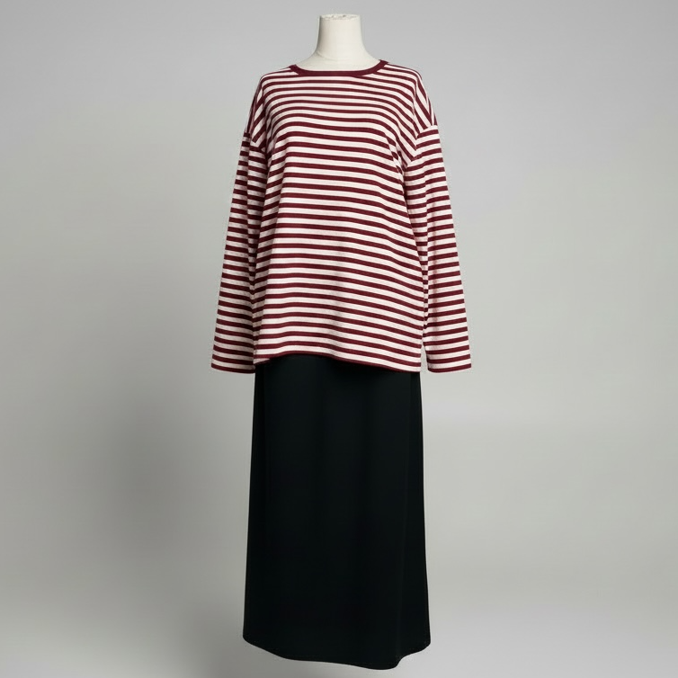 Marinière Ample Prune